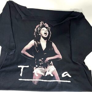 Black Graphic T-Shirt with Iconic Print